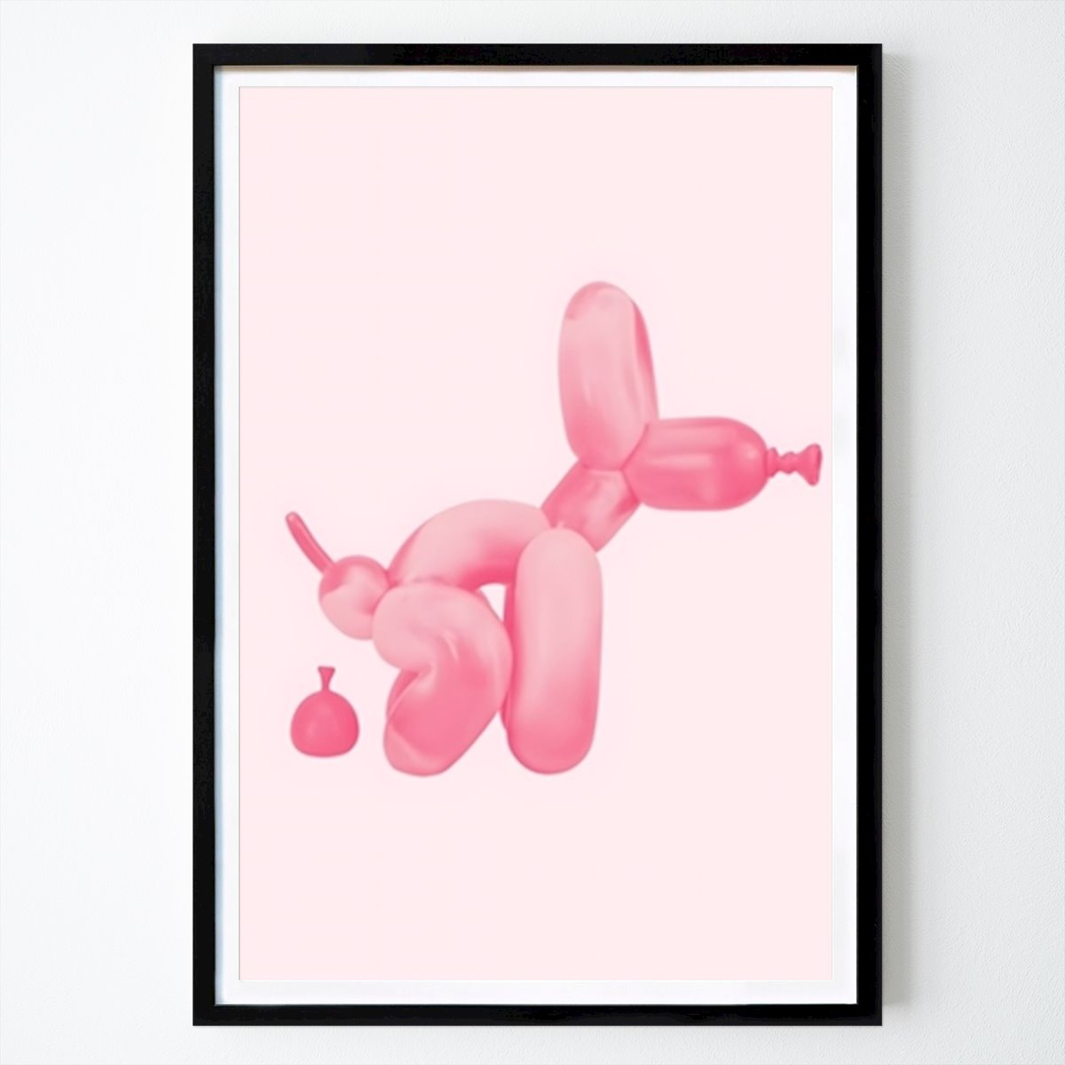 Retro & Vintage Poster: Pooping Balloon Dog av MyArtica