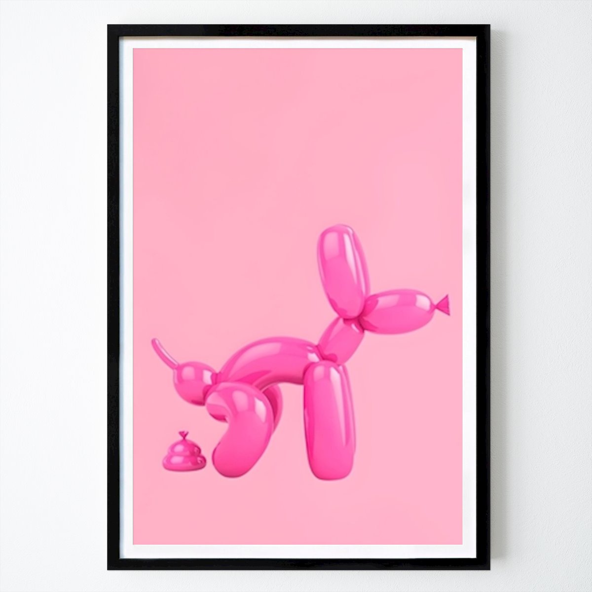 Hobby Poster: Balloon Dog Pink Trendy av MyArtica