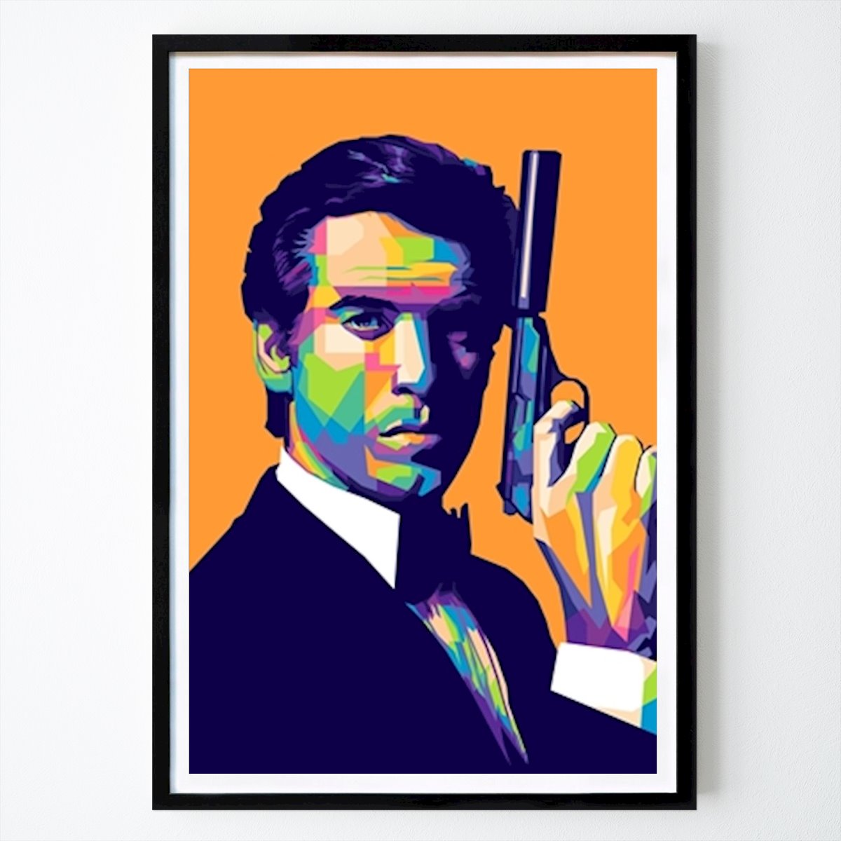 USA Plakat: James Bond Pierce Brosnan Wpap av Dafikun Art