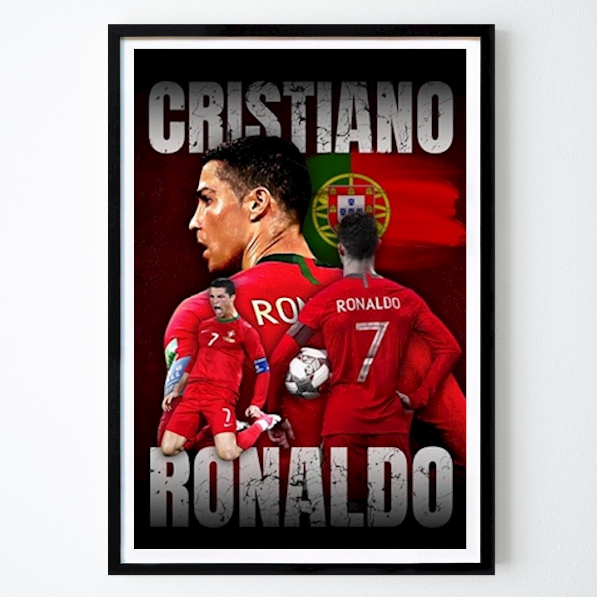 Labdarúgás Poszter: Cristiano Ronaldo Artzy posters által