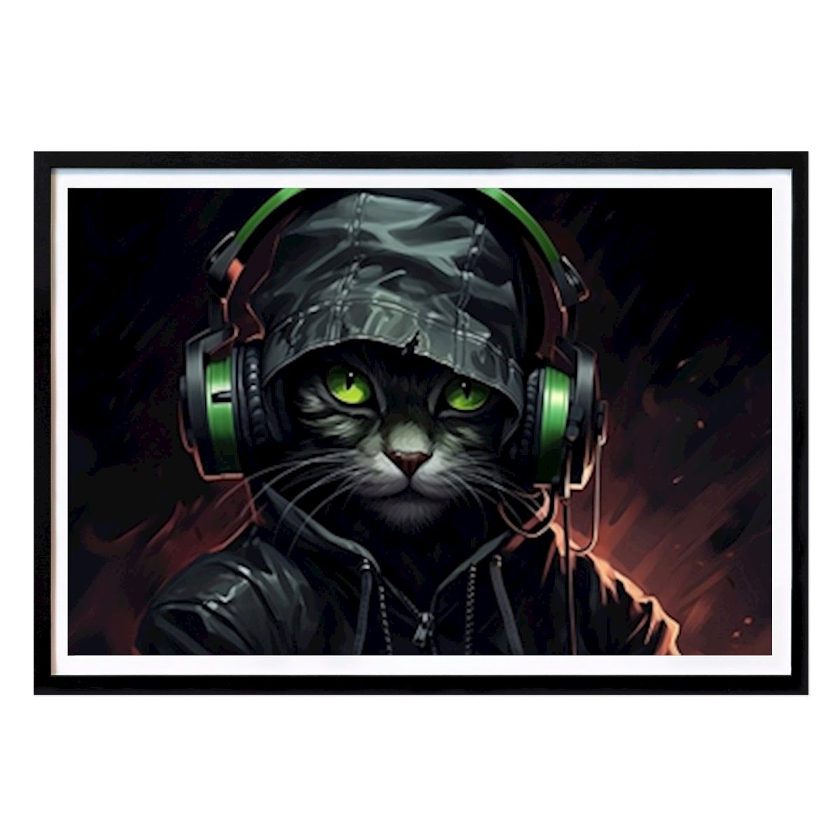 Arte Poster: DJ Cat de Marc Keipes