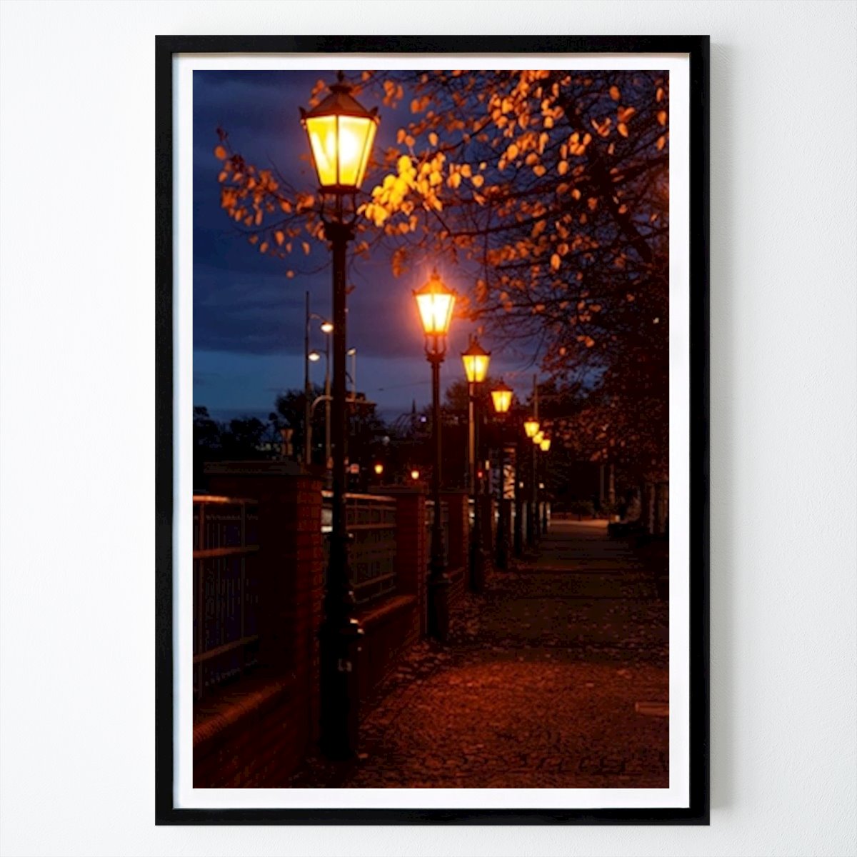 Nature Poster: City lamps by Miłka Załuska