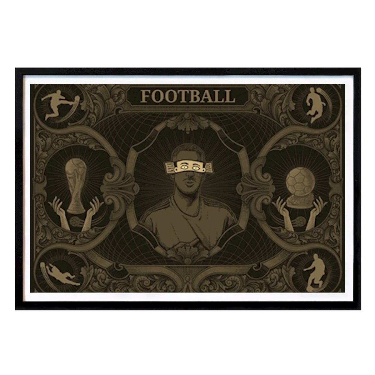 Hobby Plakat: Hazard Cartoon Monochrome av Youth Artwork
