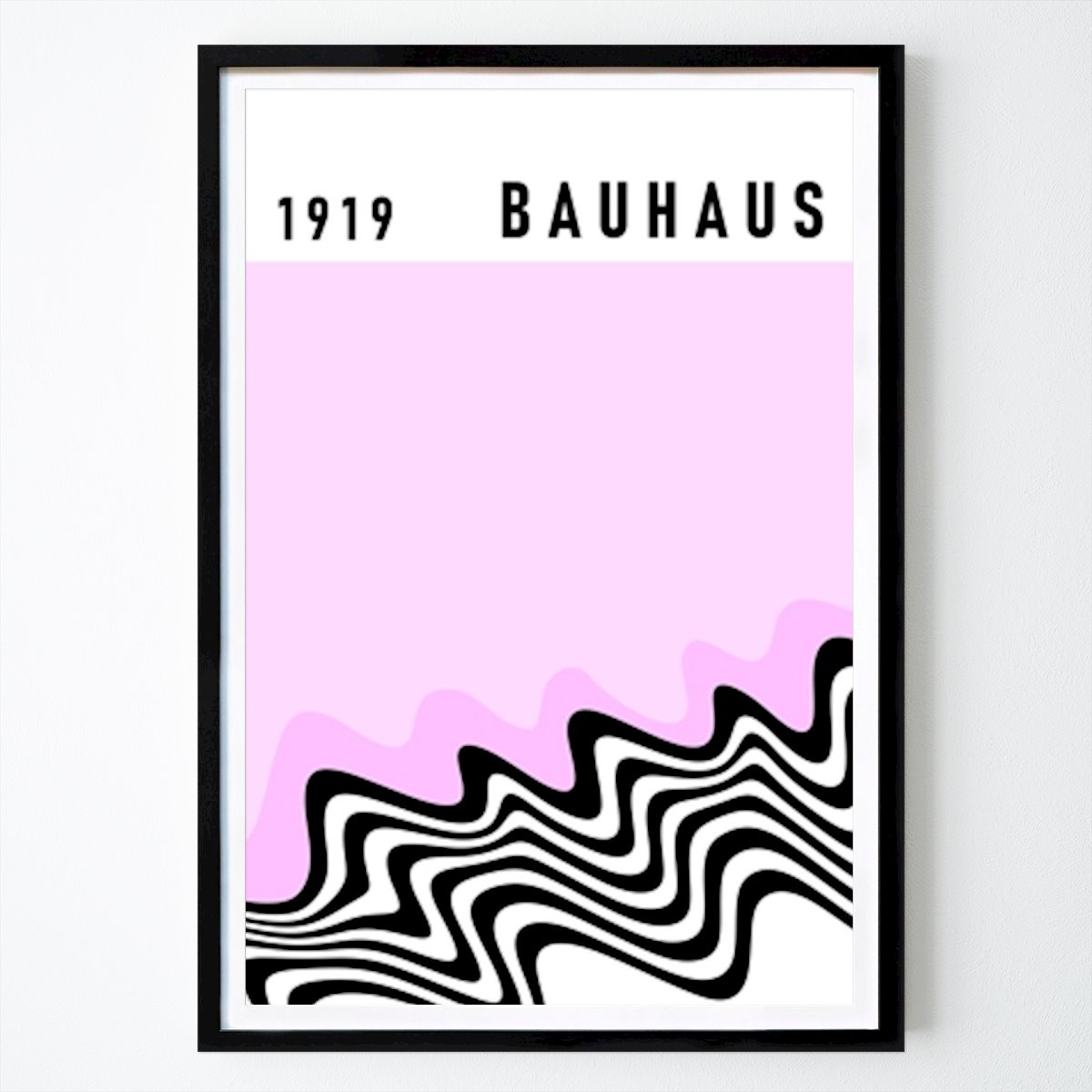 Bauhaus Poster: Bauhaus Pink av Sannel Larson