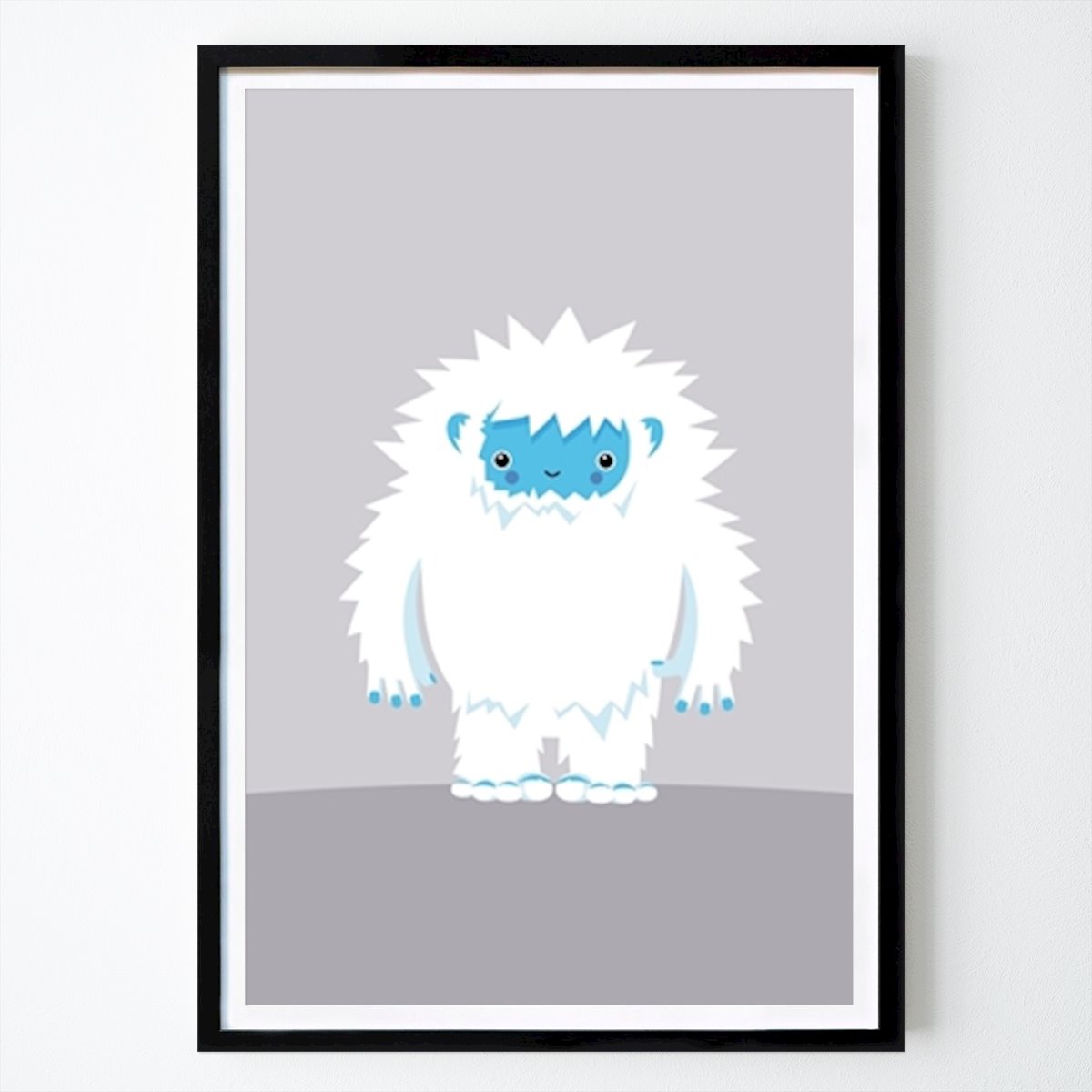Enfants Affiche: Yeti for Kids Room par Pia Kolle
