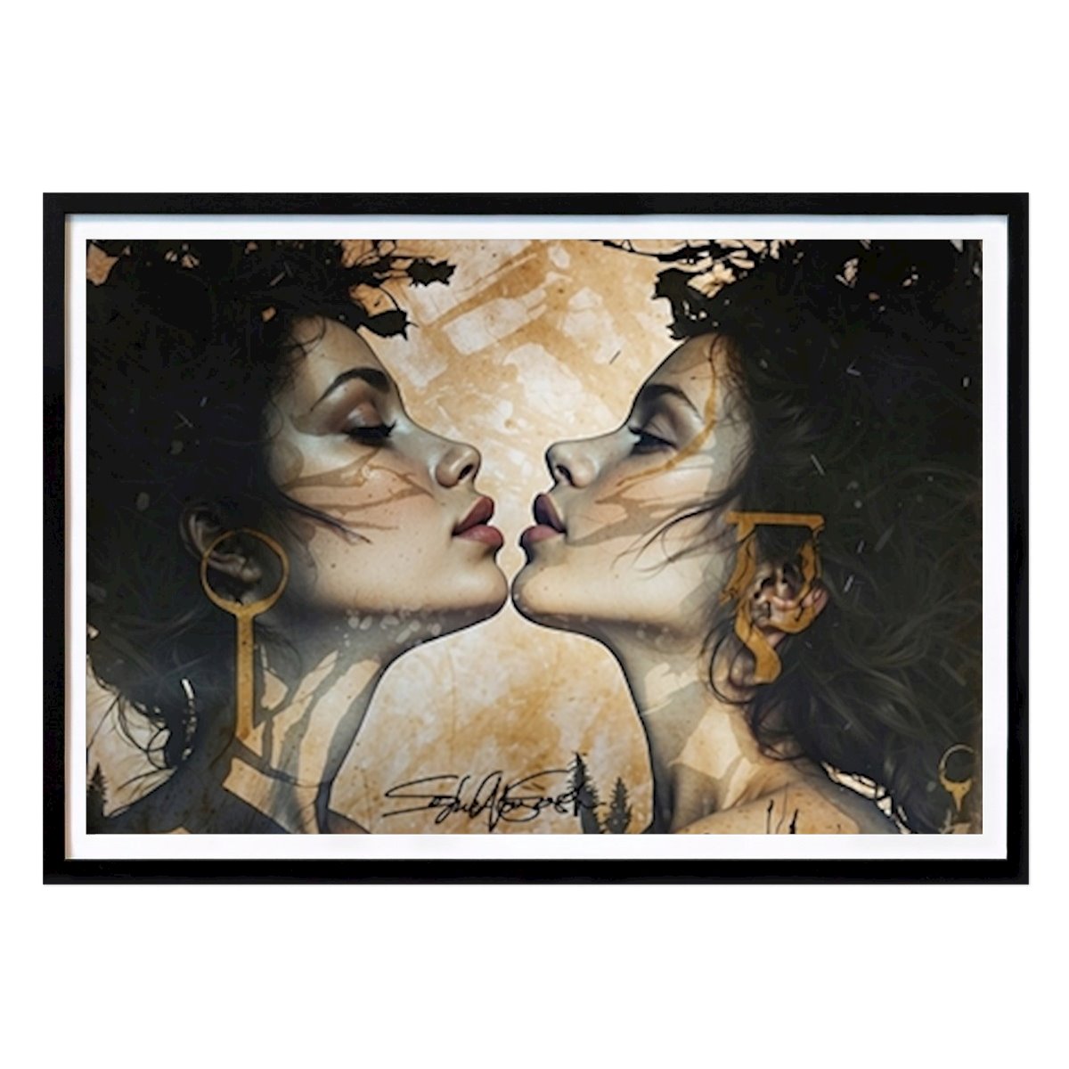 Ilustración Póster: Hermanas de Sofia Wall Ganestam