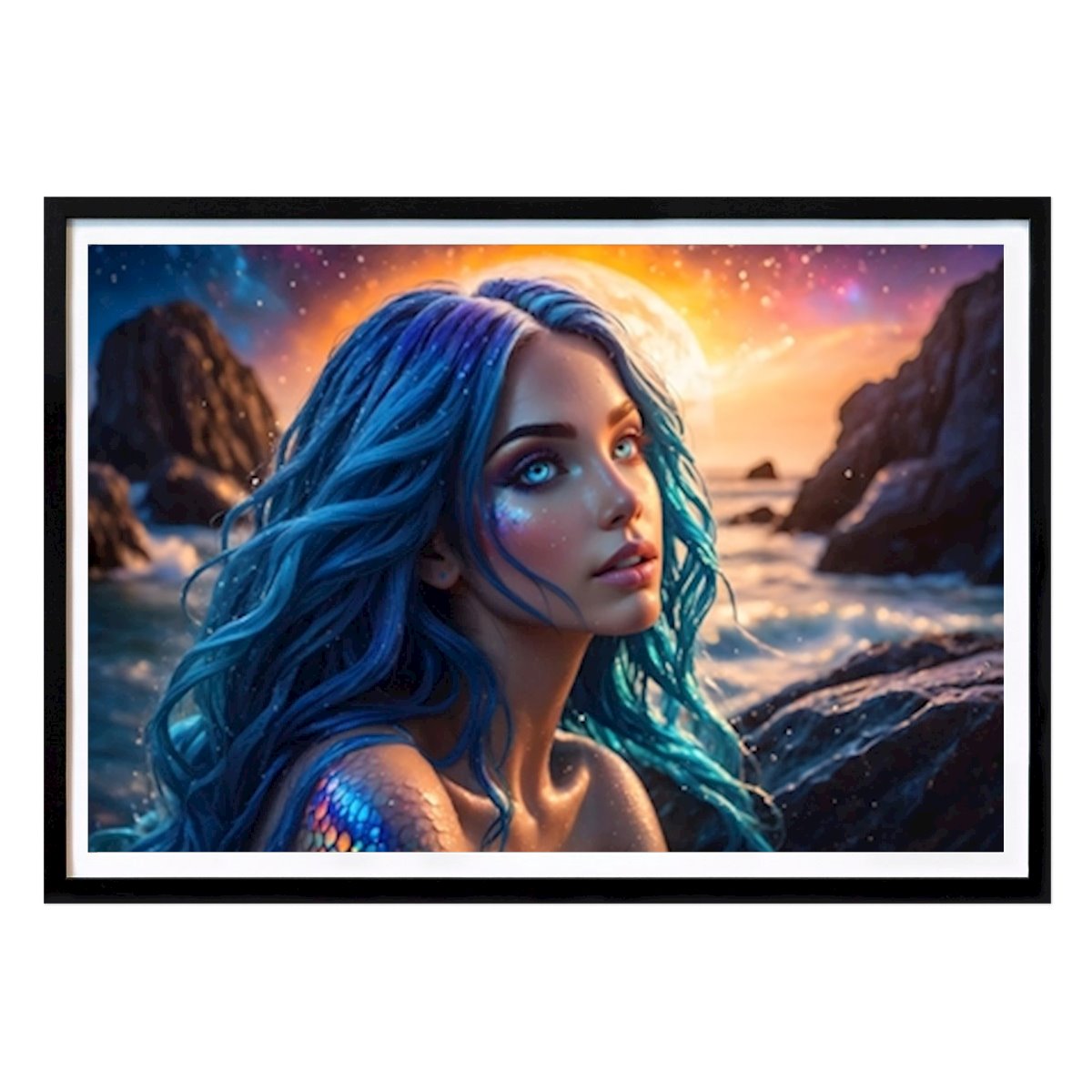 Kitchen Poster: Coraline - A mermaid by Magical World of Fantasy and Fairy Tales