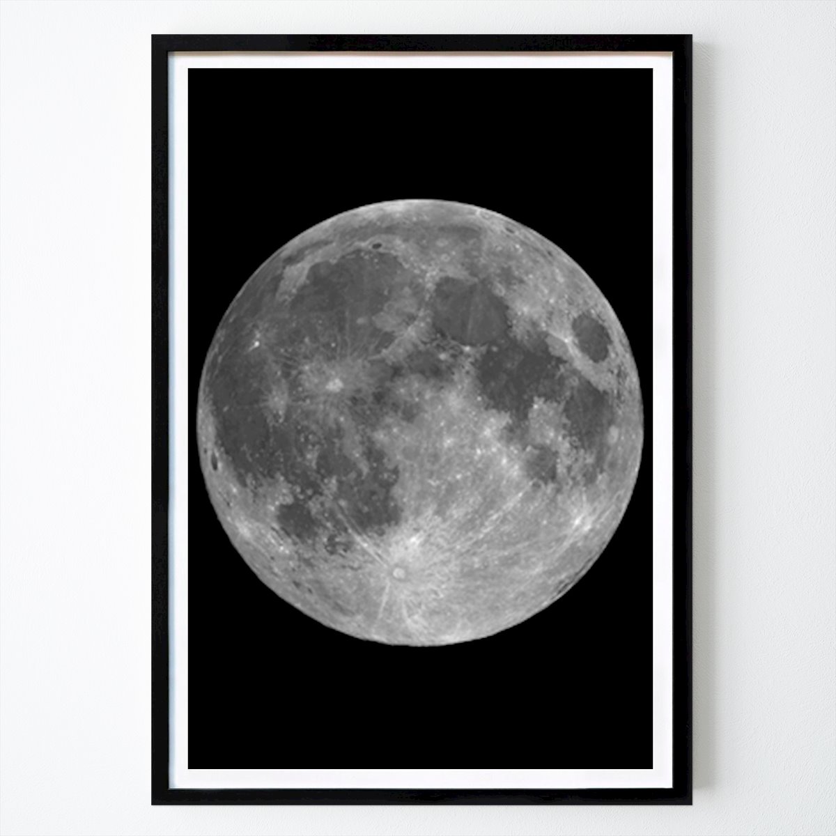 Pop Art Poster: Full moon by Mario Weigand