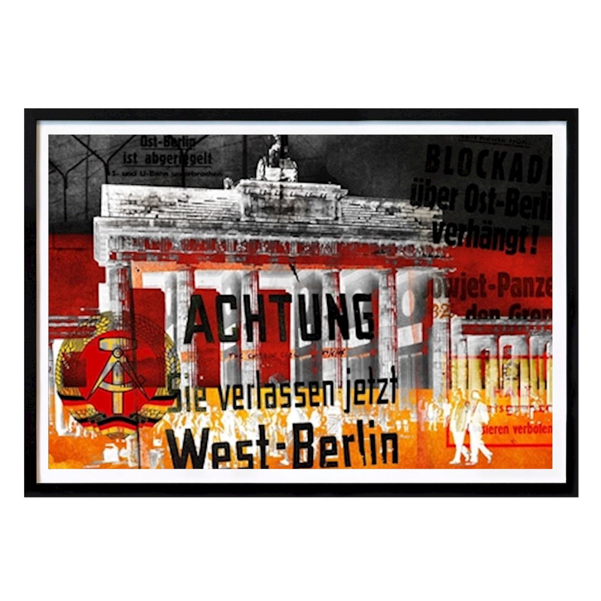 Berlijn Poster: Berlin van Bersee