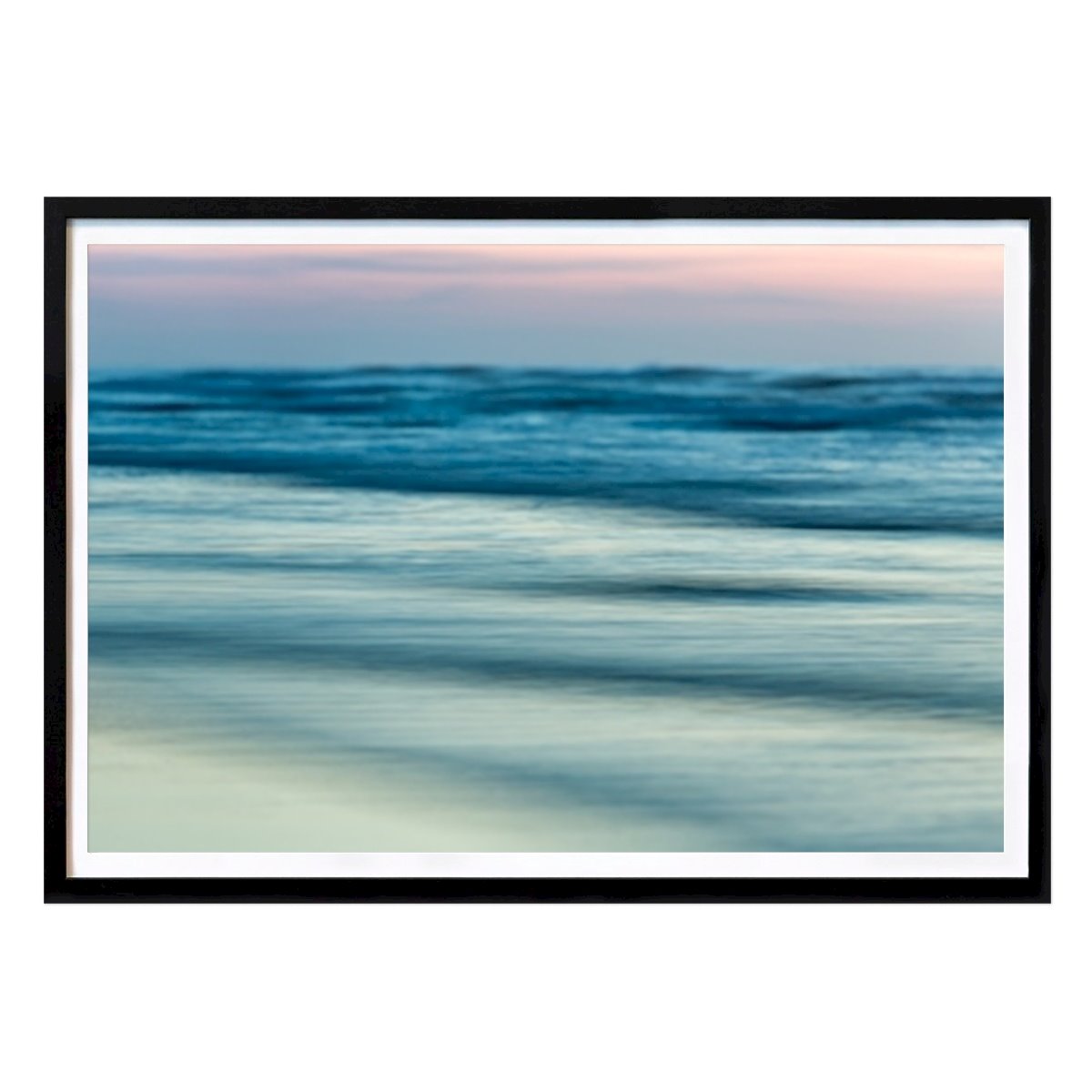 Przyroda Plakat: Sea water and sunset autorstwa Karijn Seldam