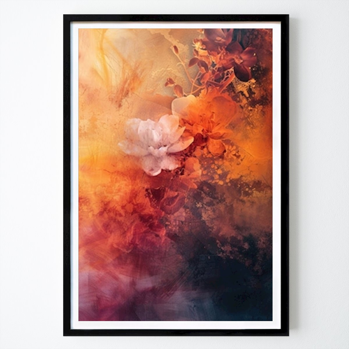 Abstract Poster: Abstrakt flower by FreiaDesigns