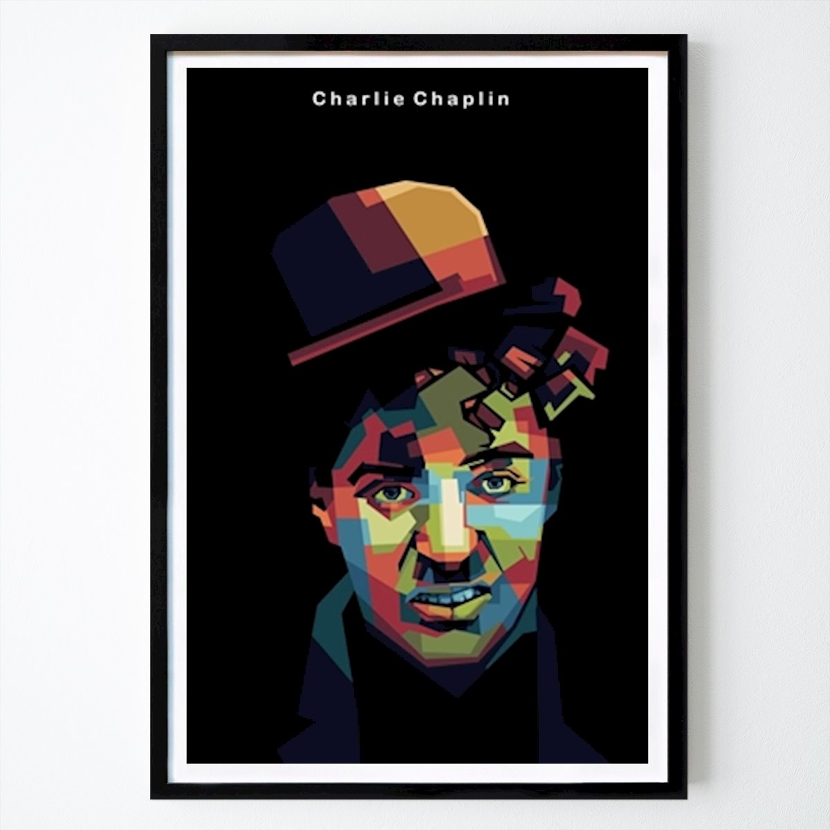 Pop Art Poster: Charlie Chaplin wapp art van AD art