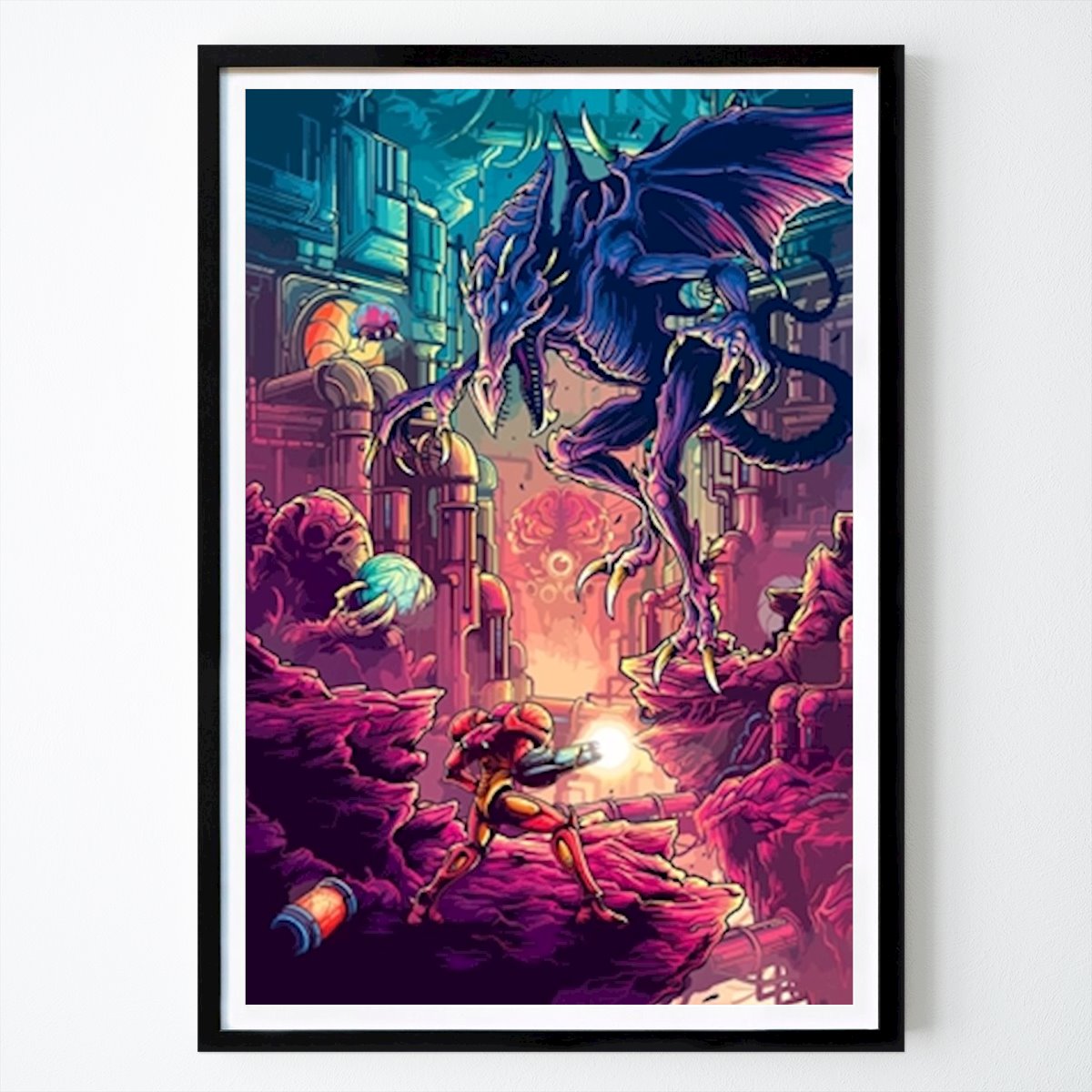 Umění Plakát: Metroid Samus od Proven Art