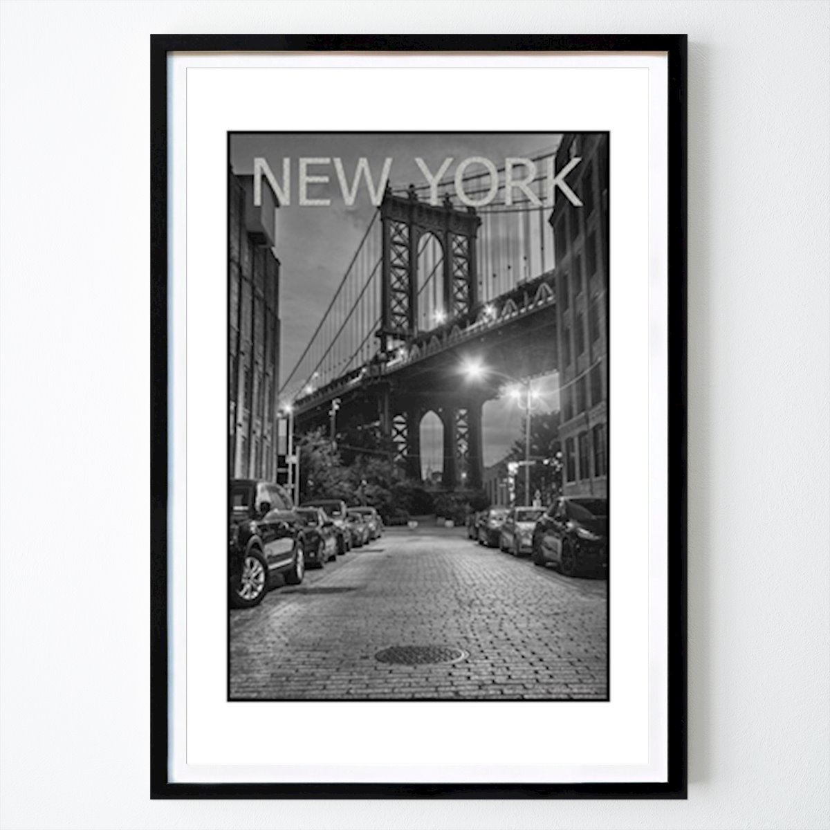New York Poster: New York. Water Street van Nils-Peter Widing