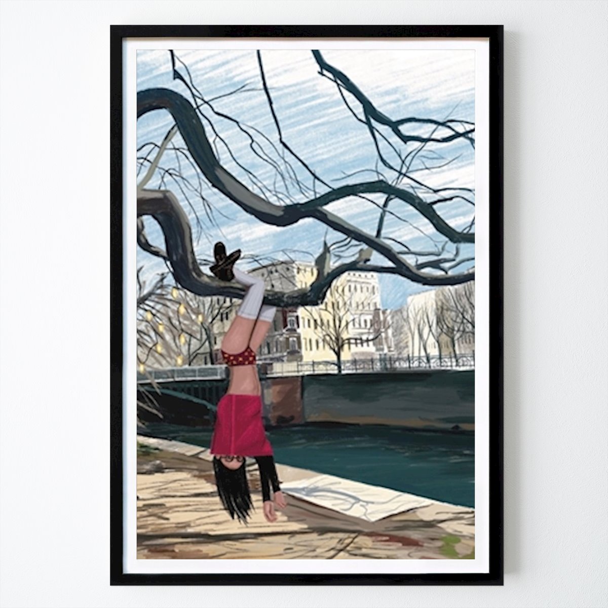 Berlin Poster: Hanging Around In Berlin by Bellollage