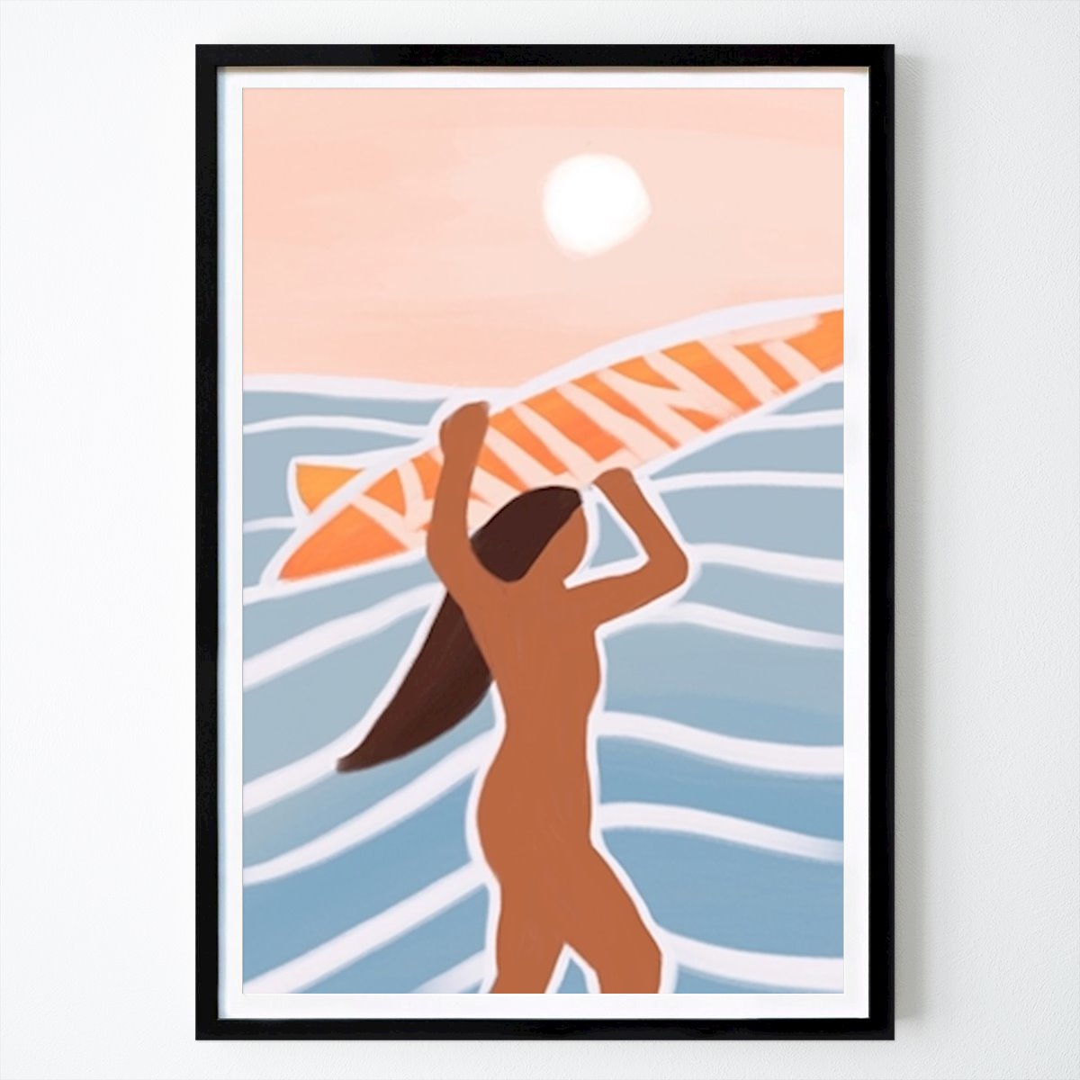Hobby Plakat: Killin' It - Surfer Girl av Bellollage