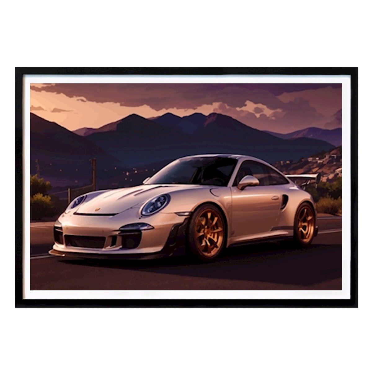 Bil Poster: Porsche 911 GT3 av Jonatan Goozman