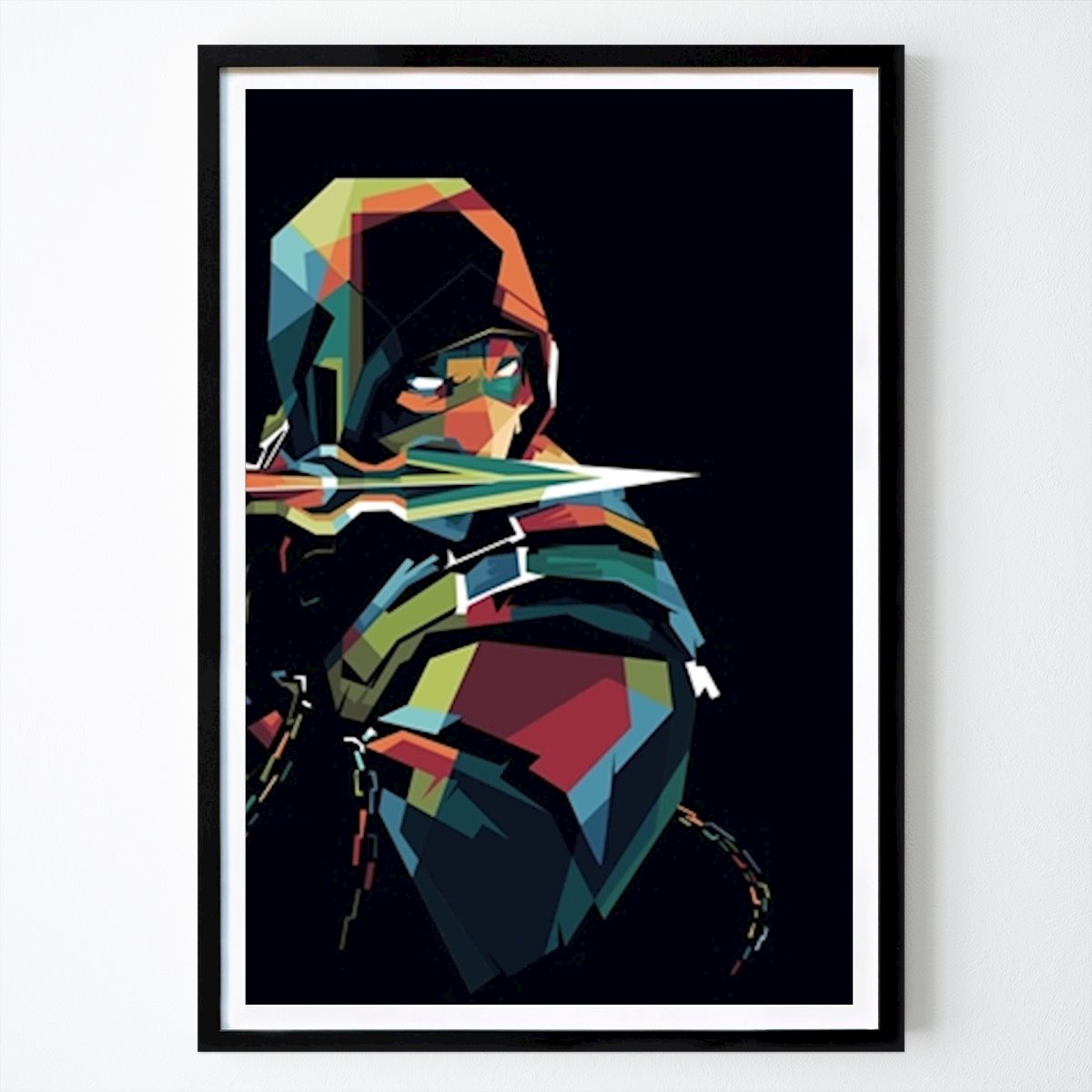 Pop Art Poster: Scorpion wpap art von AD art