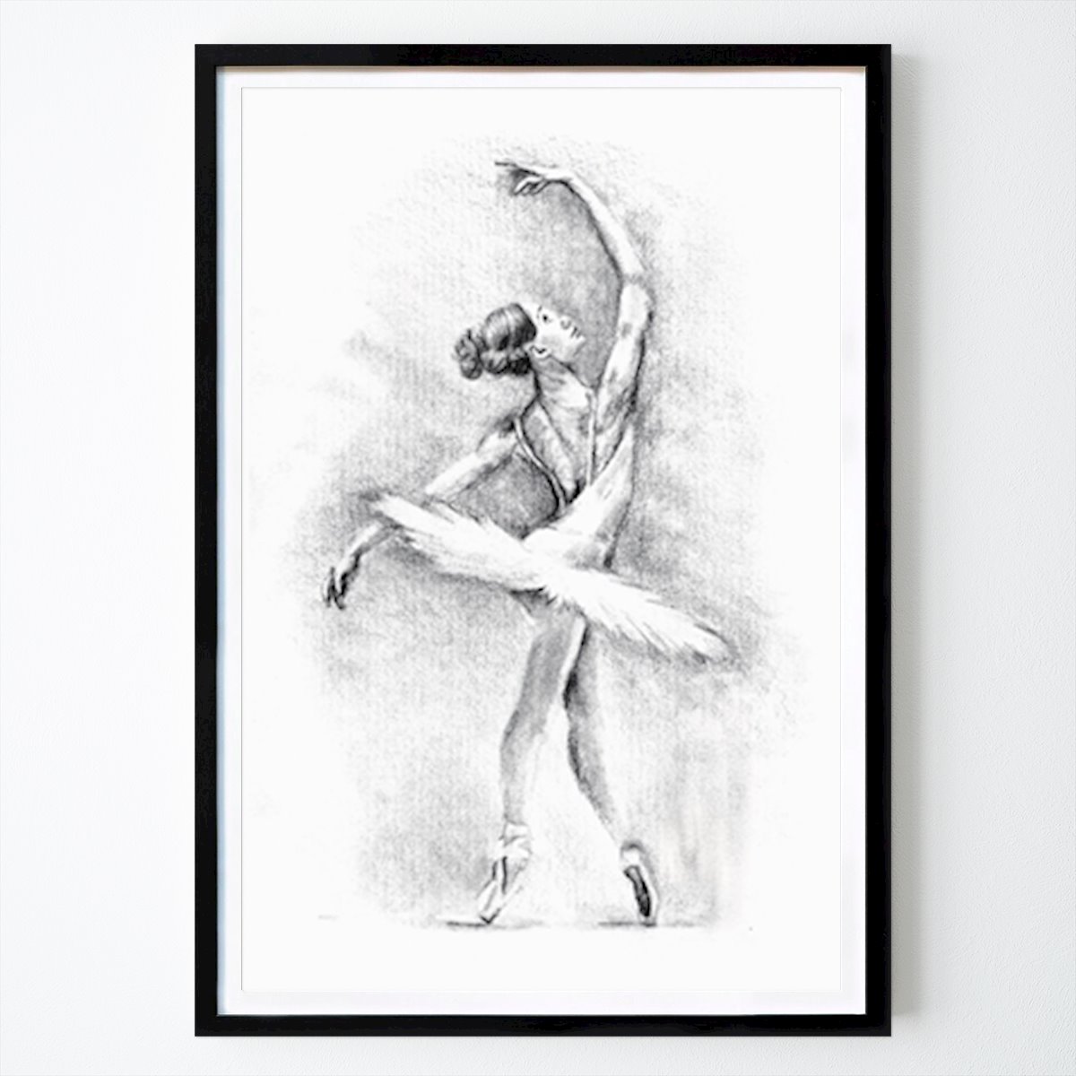 Plakat: Ballerina pencil drawing av Krista Kitsz