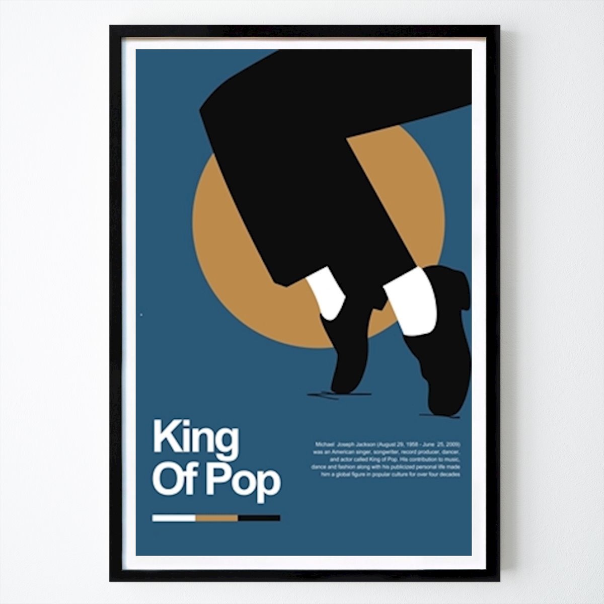 Arte Póster: Michael Jackson King of Pop de WePeAaPe