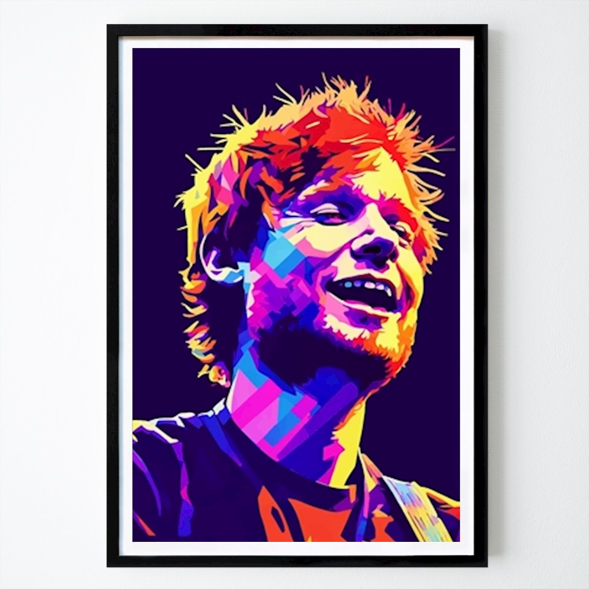 Italien Poster: Ed Sheeran Pop Art av Cerezo Classica