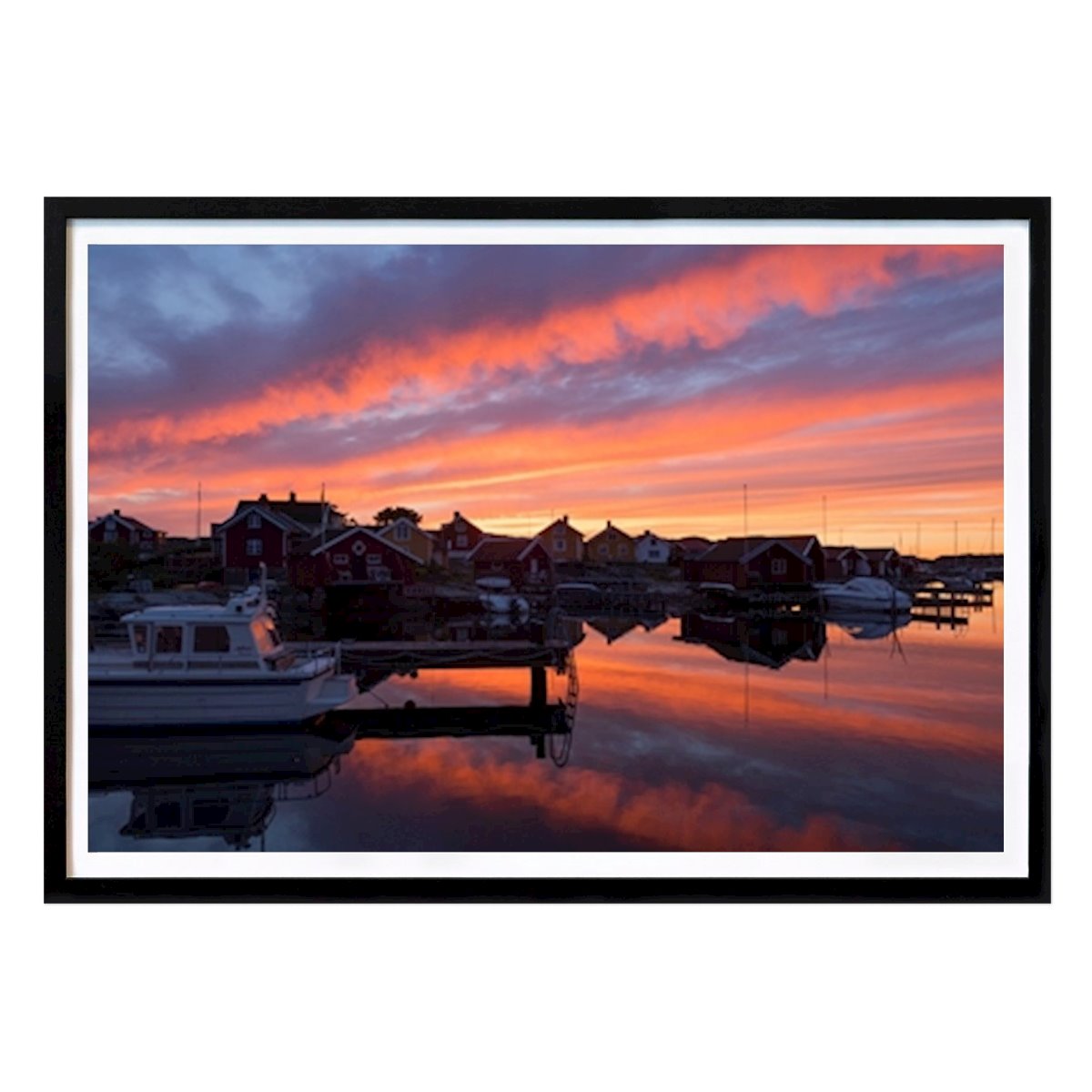 Natur Poster: Colorful sunset in Bohuslän av Daniel Ek