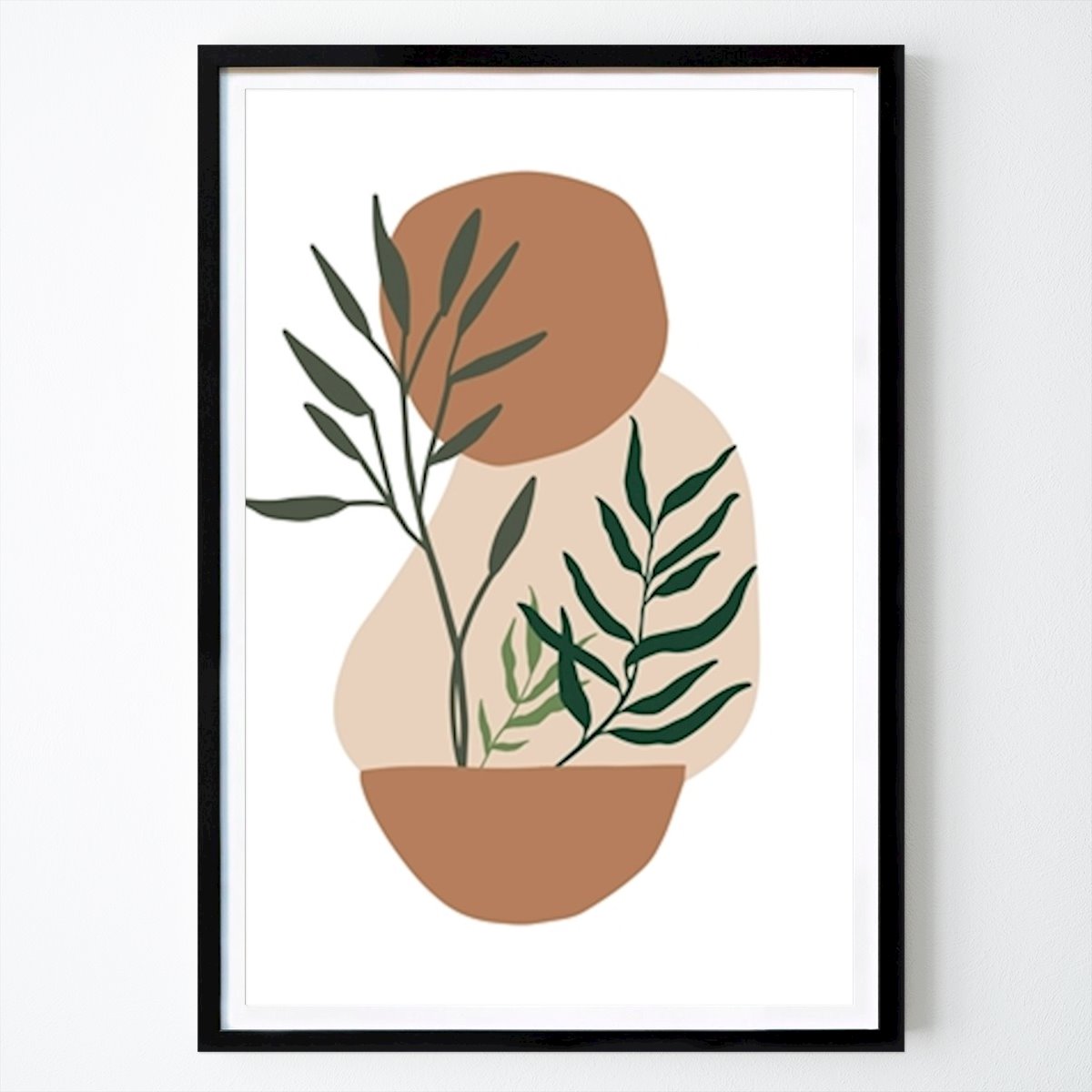 Fiori & Piante Poster: Botanical Leaf Wall Art di Nurul hidayah