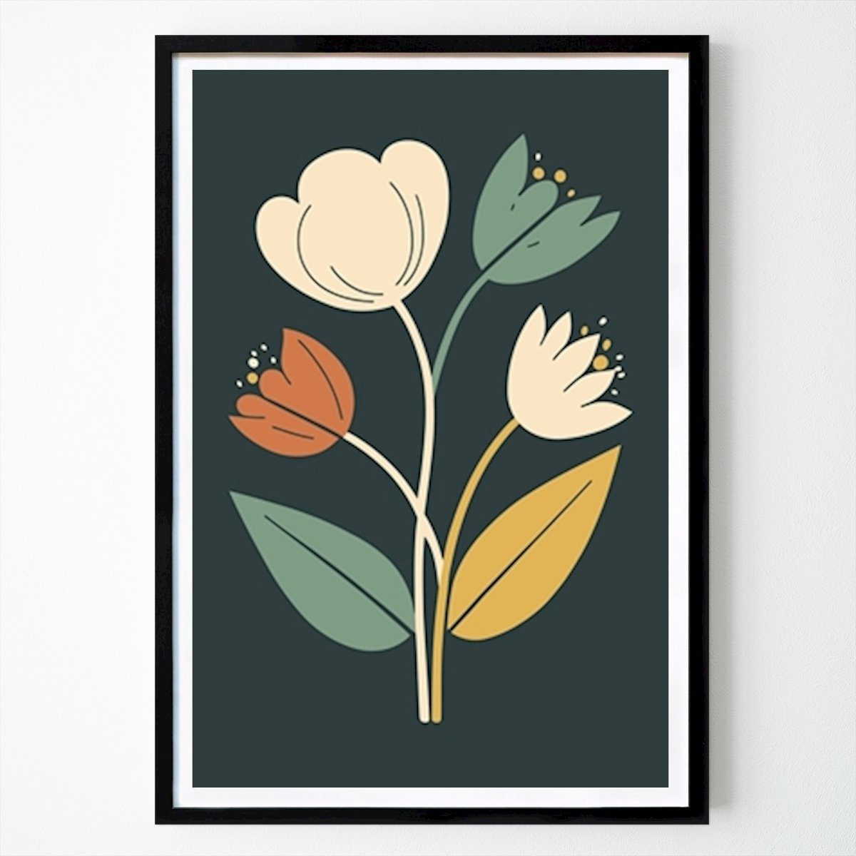 Flores & Plantas Póster: Flowers Botanical de Bagus Indra