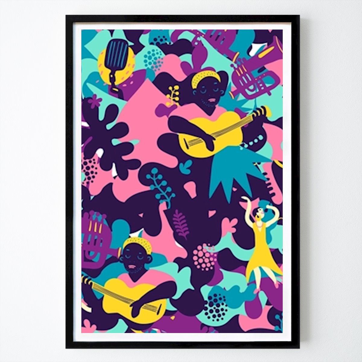 Botanisk Poster: Trädgård Musik av Always On Art