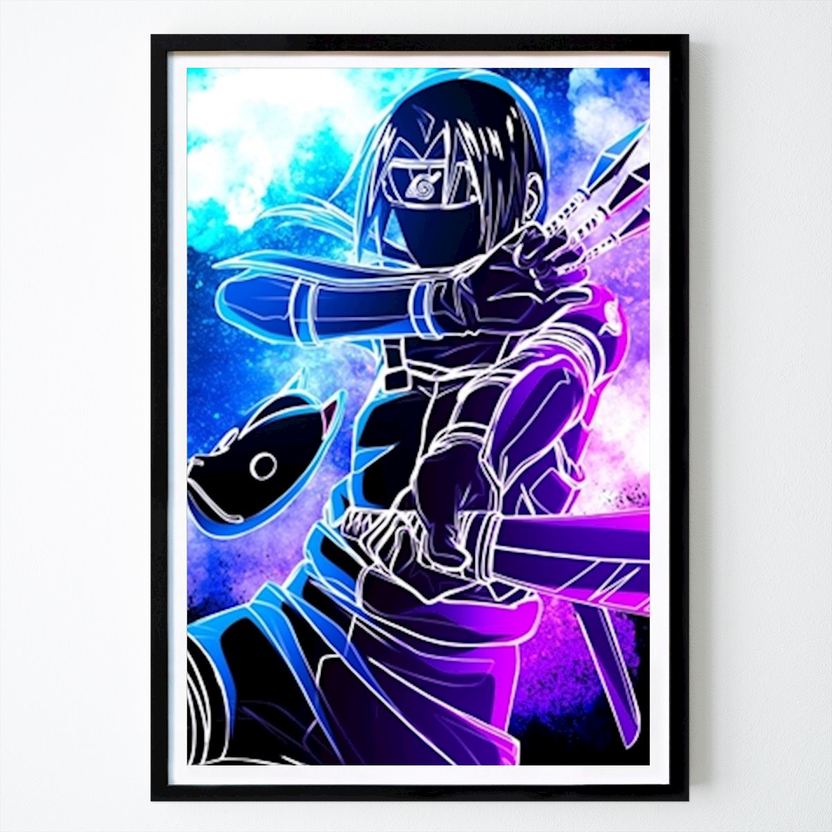Illustration Poster: Itachi Uchihas själ av Misandi .