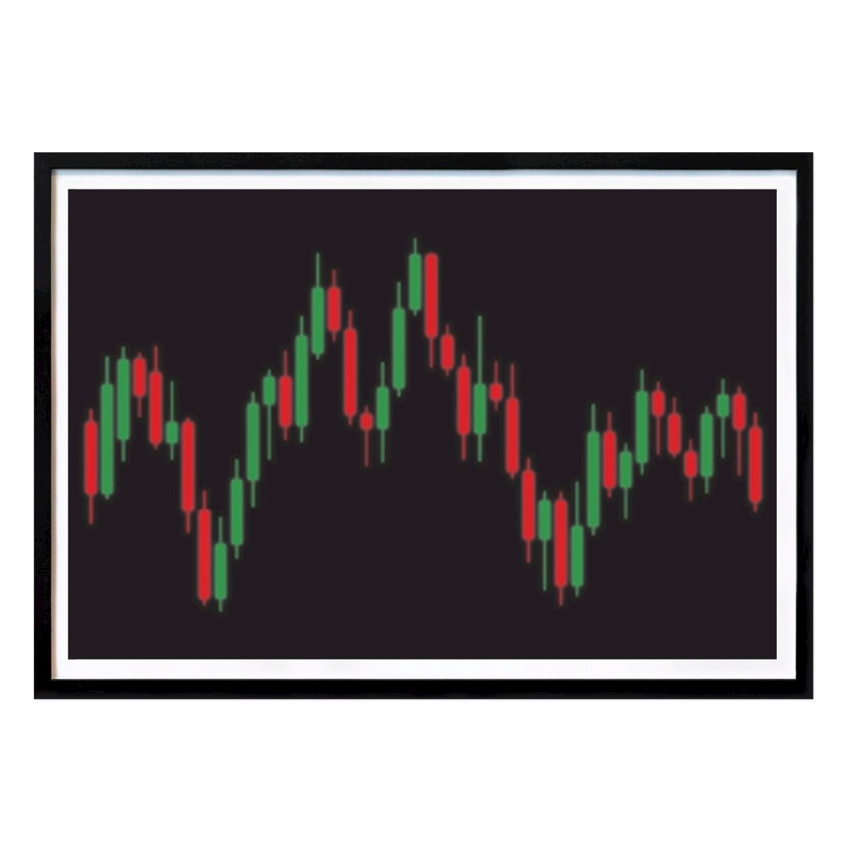 Människor & Porträtt Poster: Chart or Candlestick Trading av IDN WORK SPACE