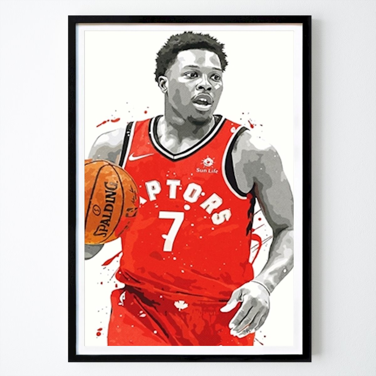 Basketball Poster: Kyle Lowry by GalleryVoyage
