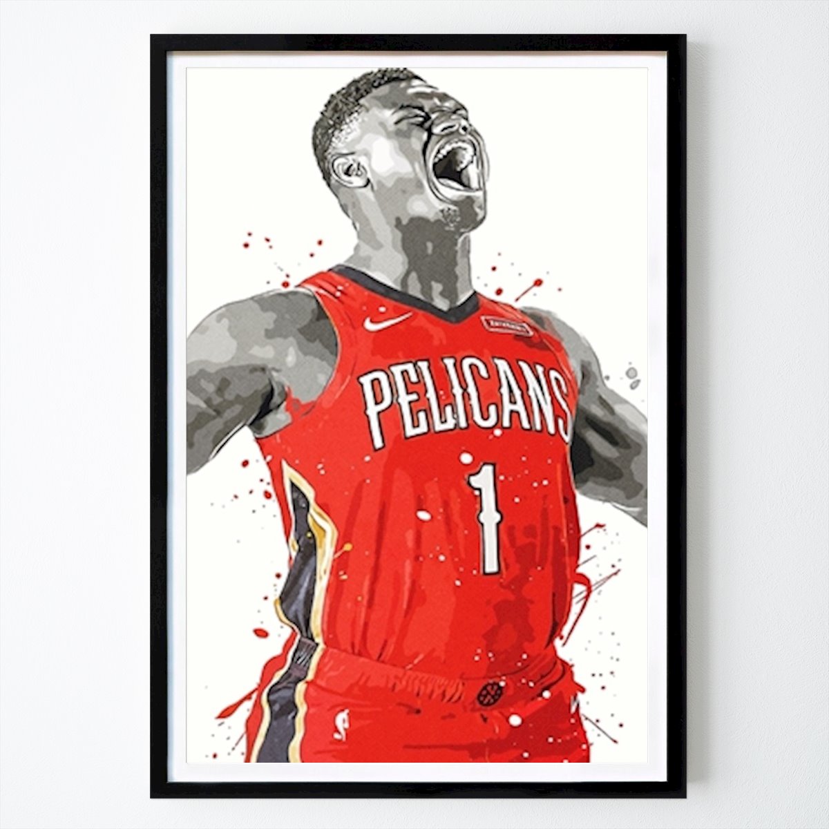 Basketball Plakat: Zion Williamson av GalleryVoyage