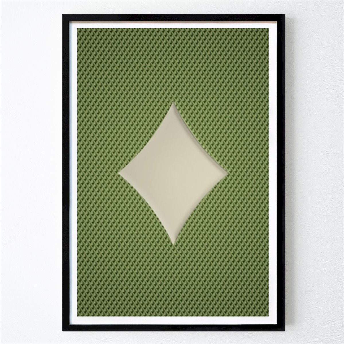 Abstraktes Poster: Immergrüner Diamant von Ema Paraschiv