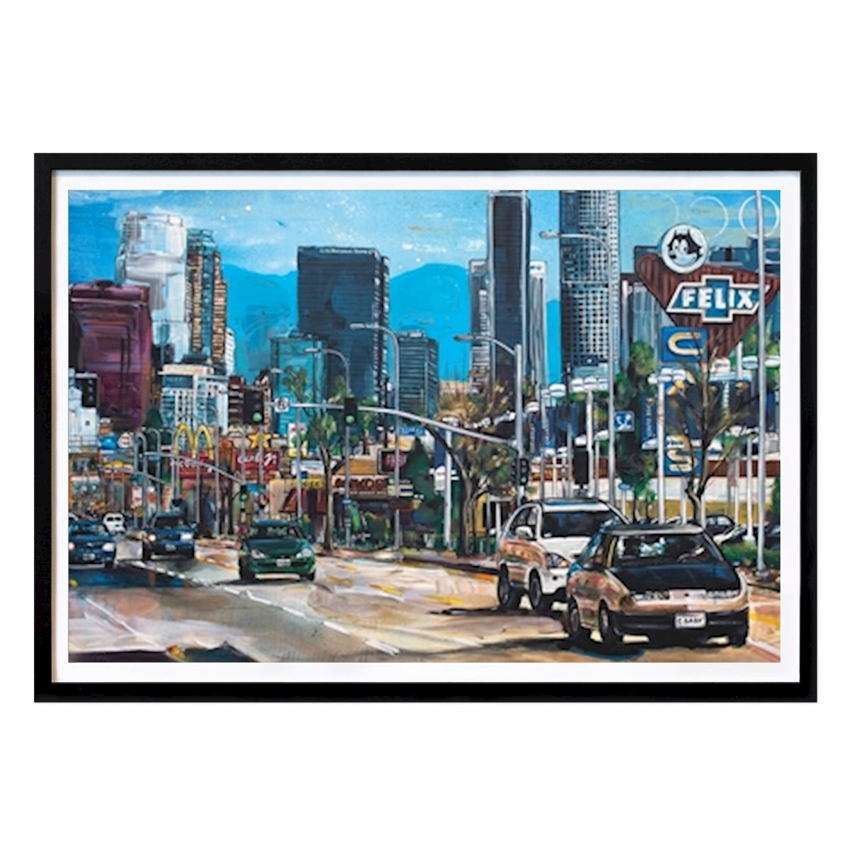 Nature Poster: Los angeles city view by Ilse Kauffeld