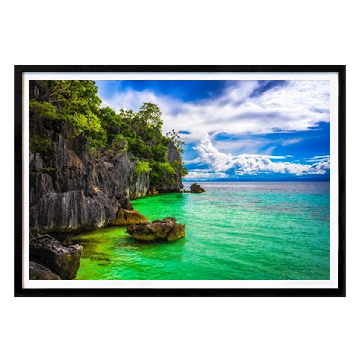Kitchen Poster: PARADISE COAST by Simon Schuhmacher