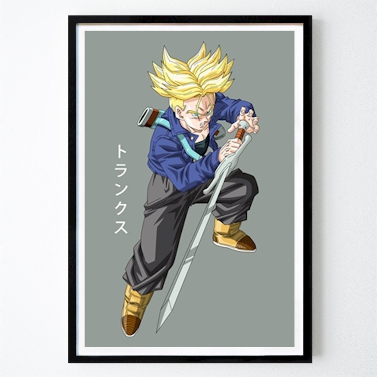 Illustrasjon Plakat: Super Sayan badebukser av GO Art