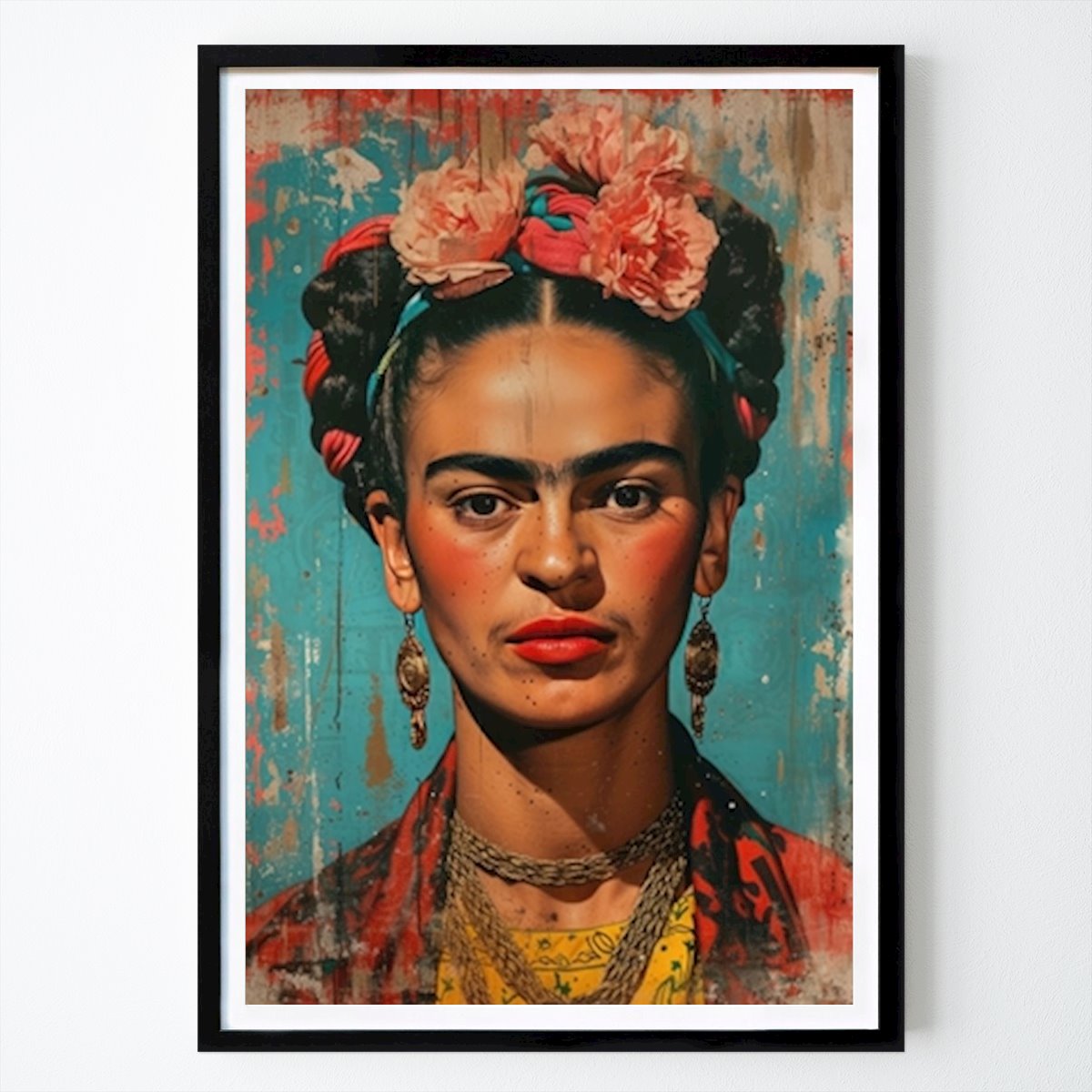 Retro & Vintage Poster: Frida Kahlo Poster Stampa di Niklas Maximilian