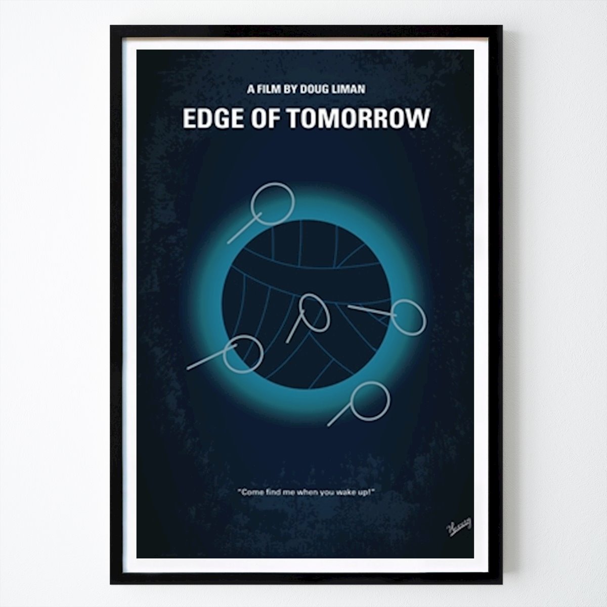 People & Portrait Poster: Nr.002 Edge of Tomorrow by Frame Craft Studios