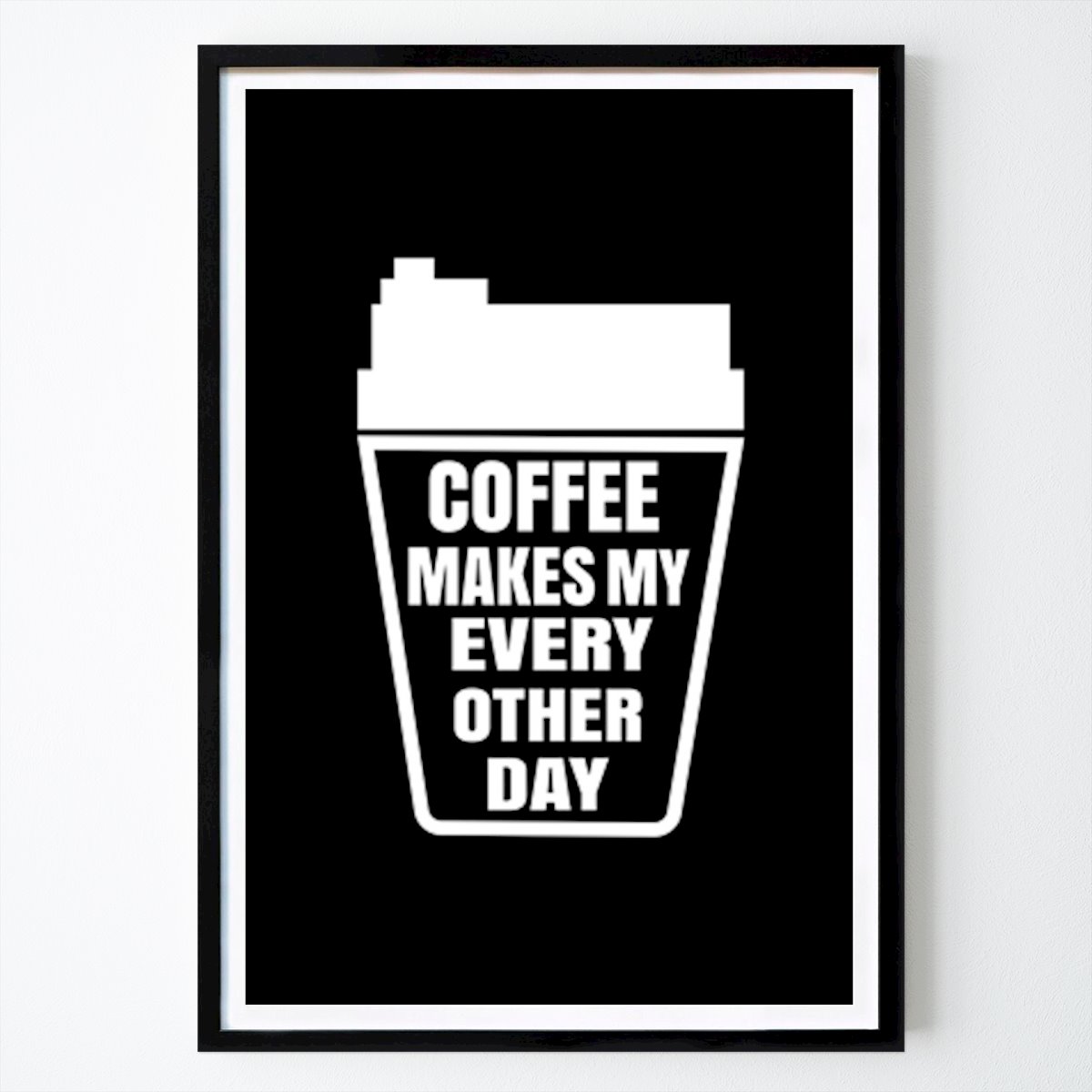 Küchen Poster: Kaffee macht meinen Alltag von Happieeagle