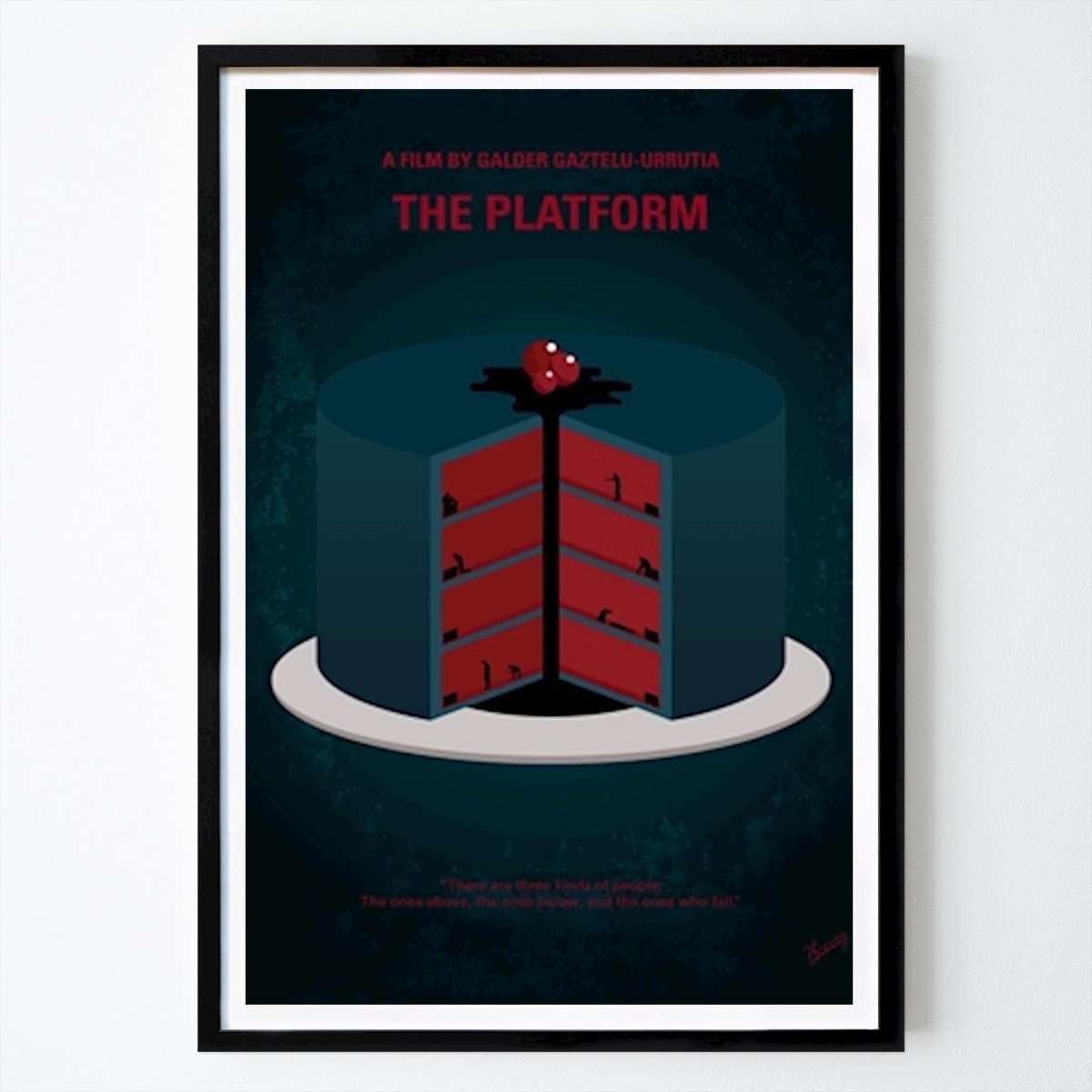 People & Portrait Poster: Nr.005-1 The Platform by Frame Craft Studios