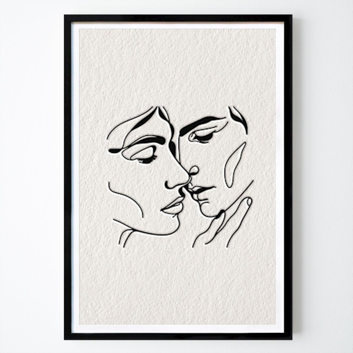 Illustration Poster: The kiss by Nordlys Atelier
