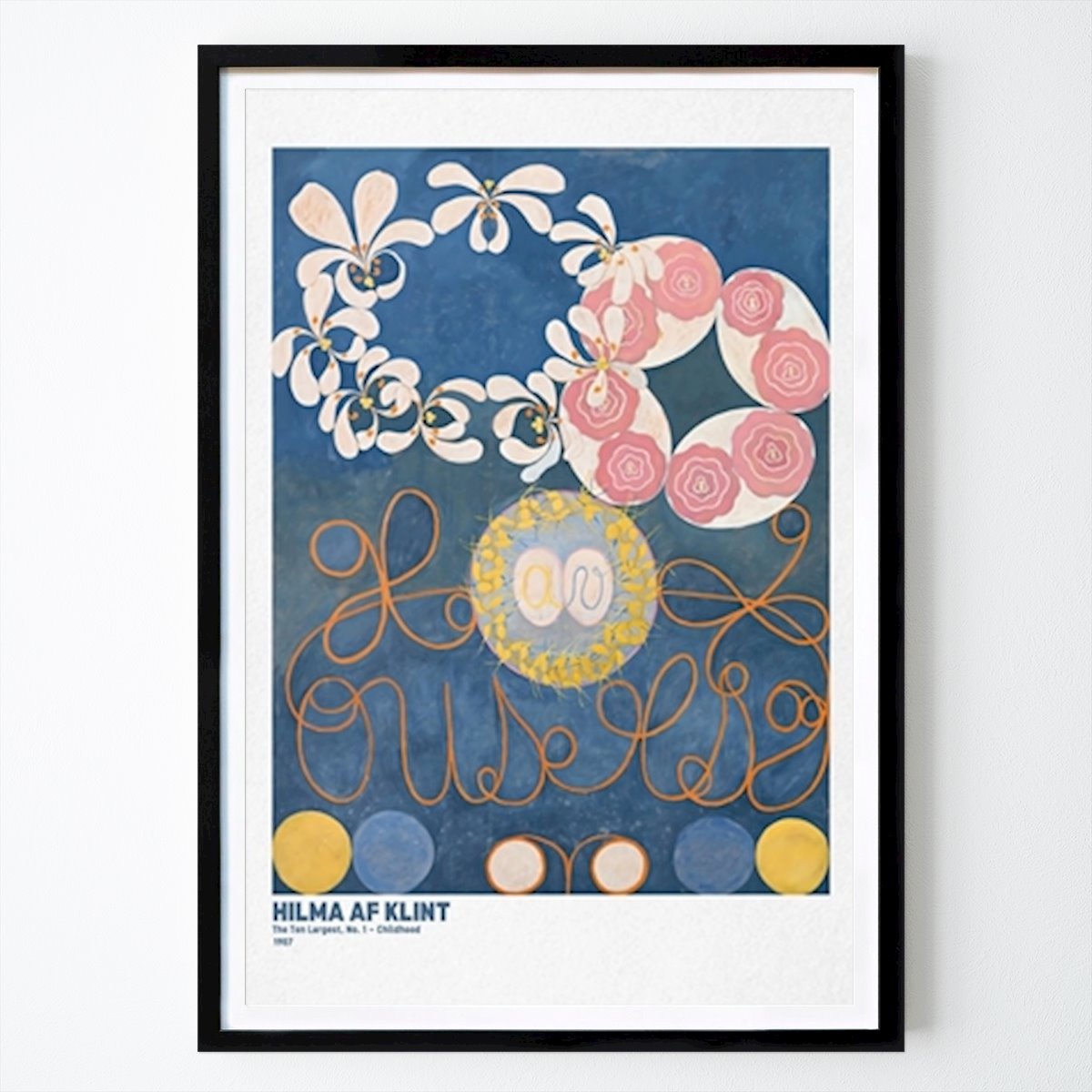 Abstracto Póster: Hilma Af Klint - Infancia de Tebird Studio Art