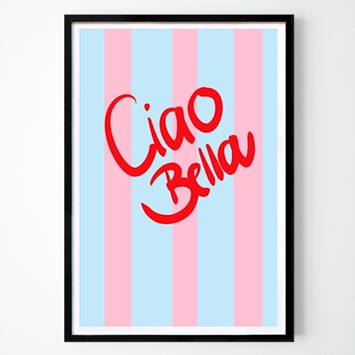 Abstraktes Poster: Ciao Bella Ciao von Ute Arnold