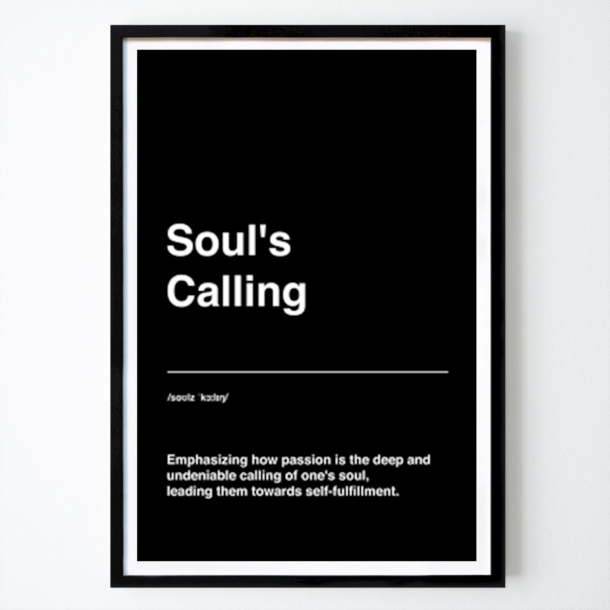Der Ruf der Seele Poster von Shakdsgn – Lifestyle Wandbild – Printler