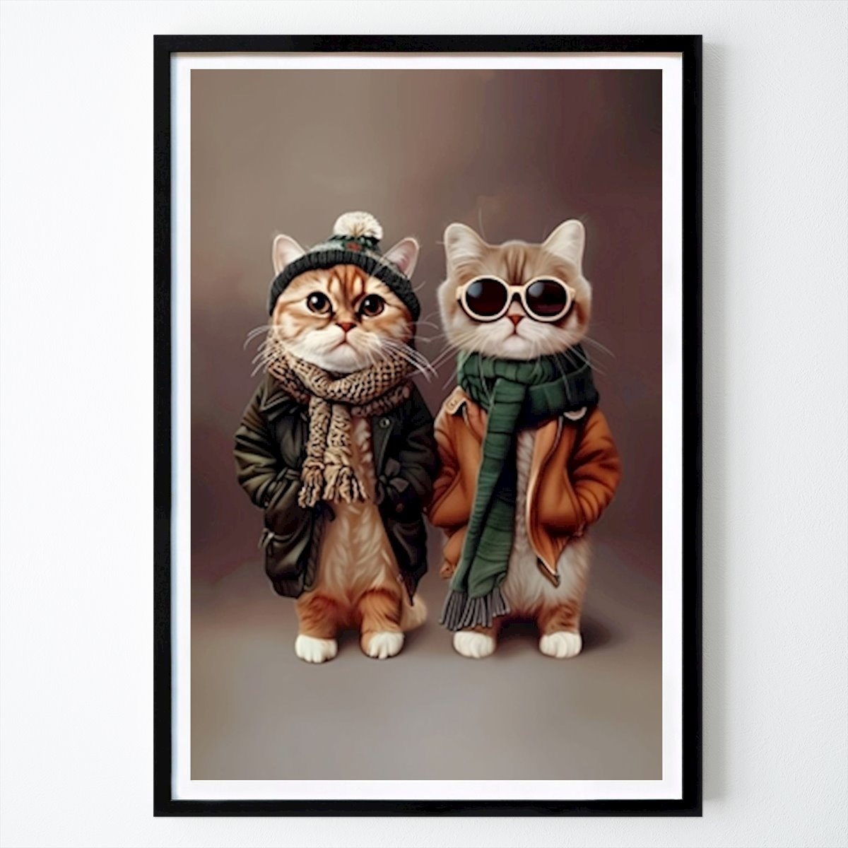 Barnrum Poster: Coola katter av Sandra Schön