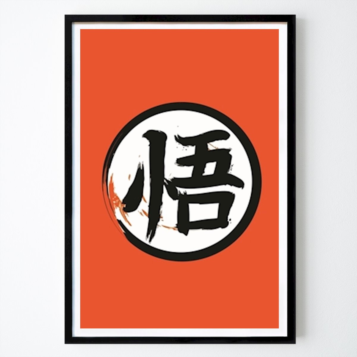Retro & Vintage Poster: Symbol Go In Goku Cloth by Demiourgos
