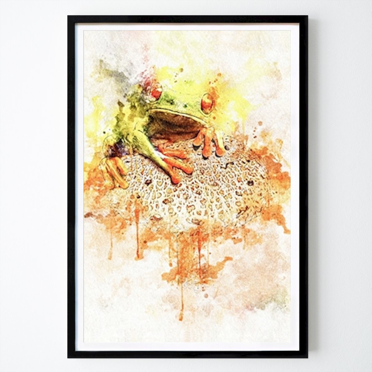 Eläin Juliste: Red Eyed Frog Painting tekijänä Septif