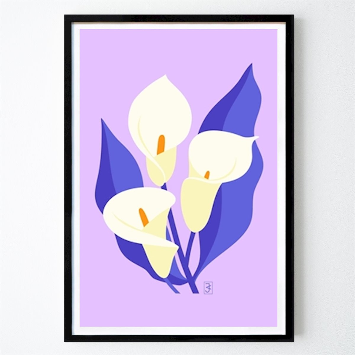 Botanical Poster: Calla Lilies by Artprink