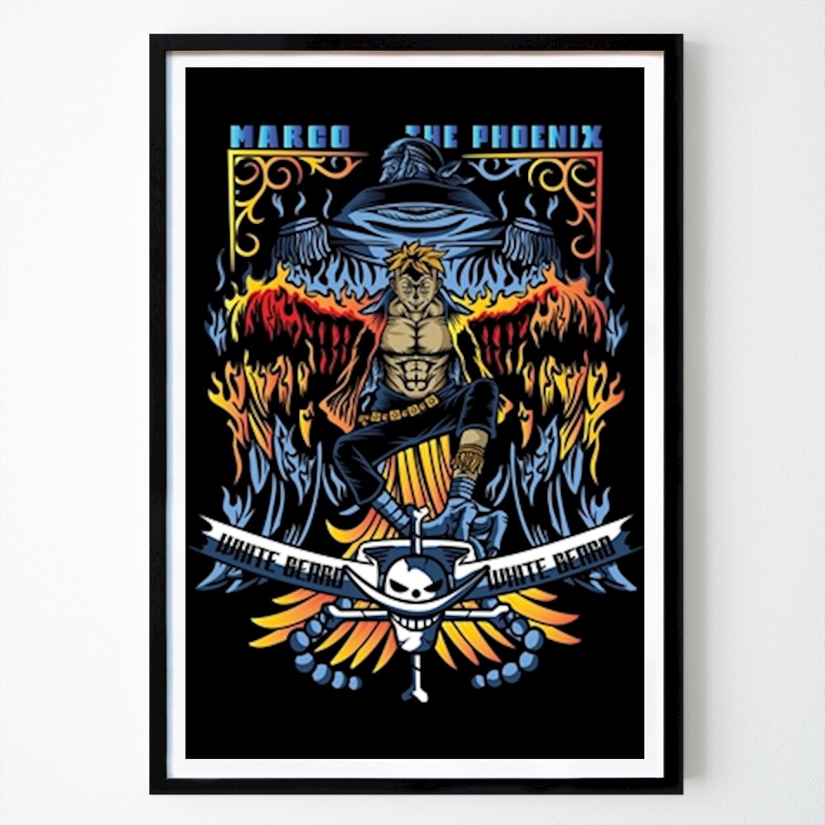 People & Portrait Poster: Marco in One Piece by Laila Art